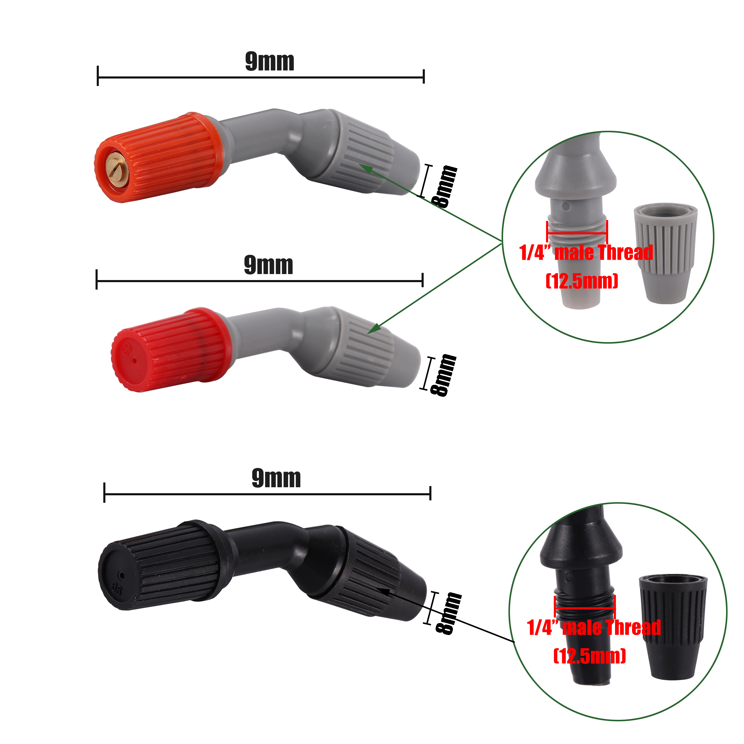 Adjustable Sprayer Nozzle Tip  - Orchard Sprayer Tractor incelemesi ve fiyatı