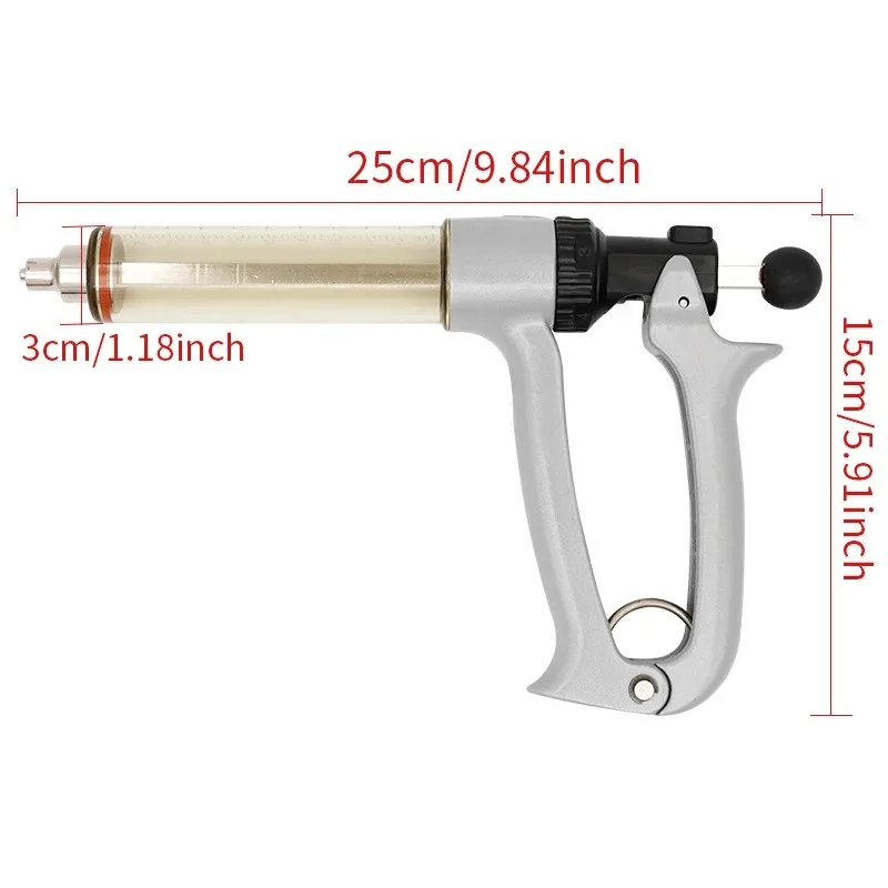 25/50ml Semi-Automatic Veterin - Veterinary Syringe Gun incelemesi ve fiyatı