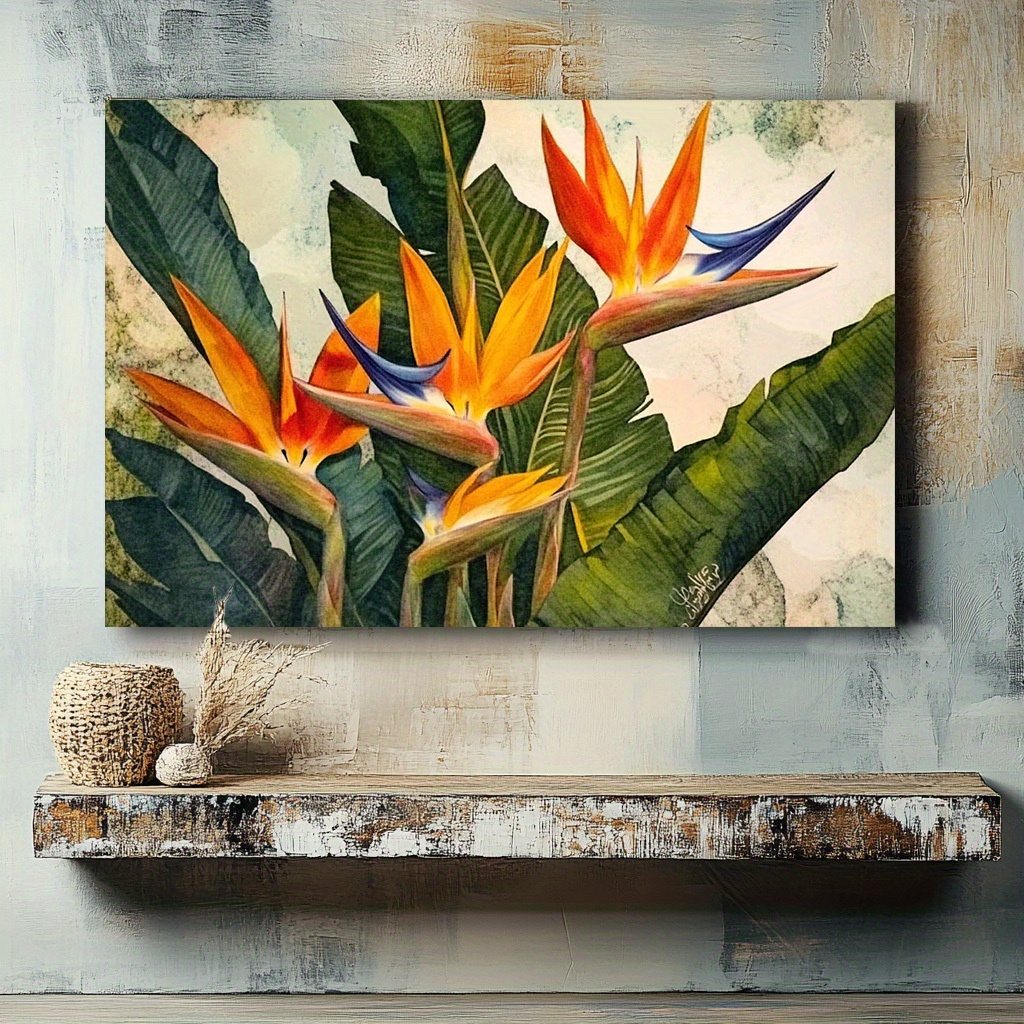 Vibrant Tropical Orchid Poster - Orchard Sprayer Tractor incelemesi ve fiyatı