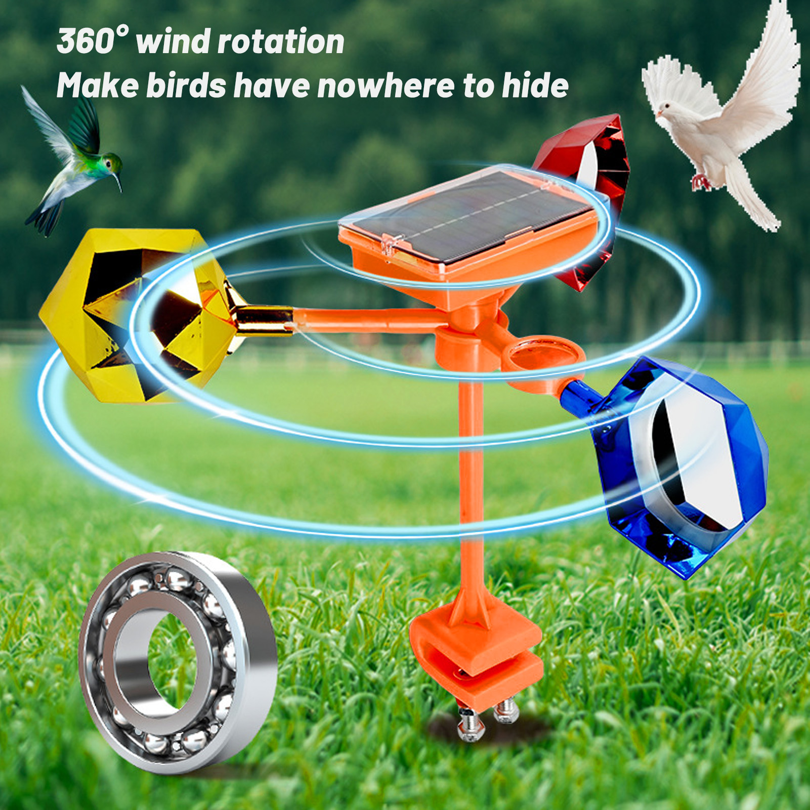 Birds Reflect Deterrent Solar  - Solar Bird Scarer incelemesi ve fiyatı