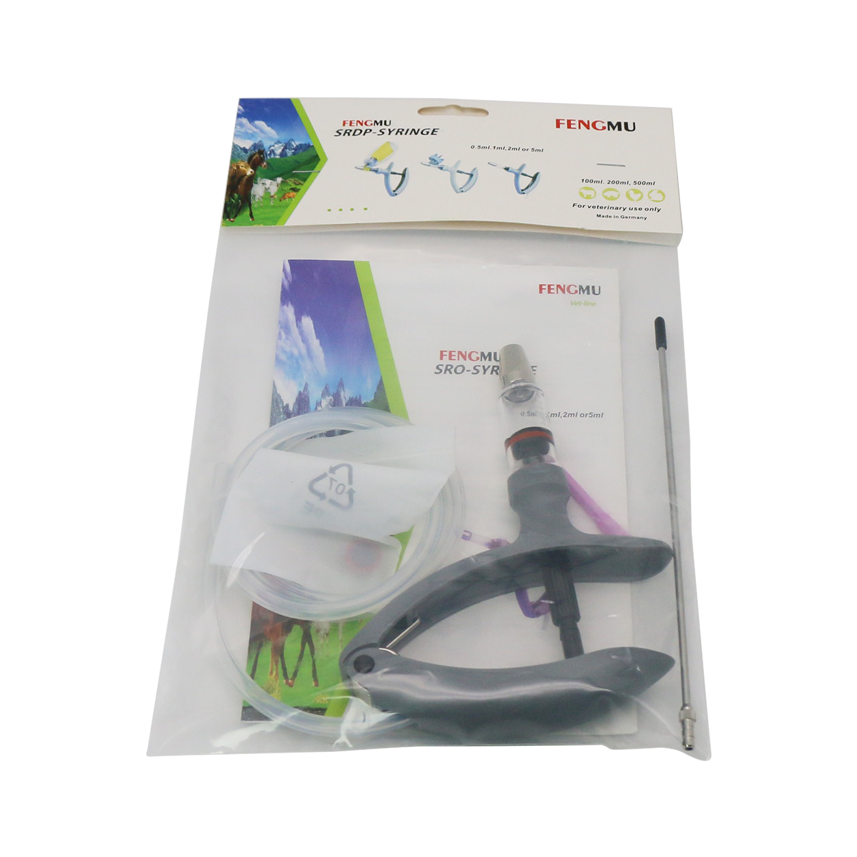 1 Pc 2ml / 5ml Animal Continuo - Veterinary Syringe Gun incelemesi ve fiyatı