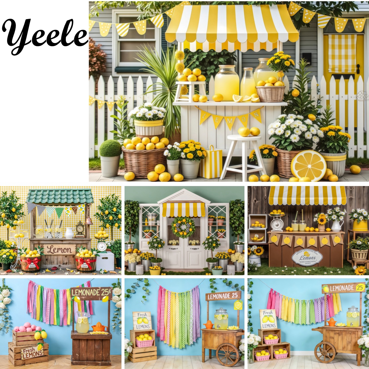 Yellow Lemon Stand Photographi - Orchard Sprayer Tractor incelemesi ve fiyatı