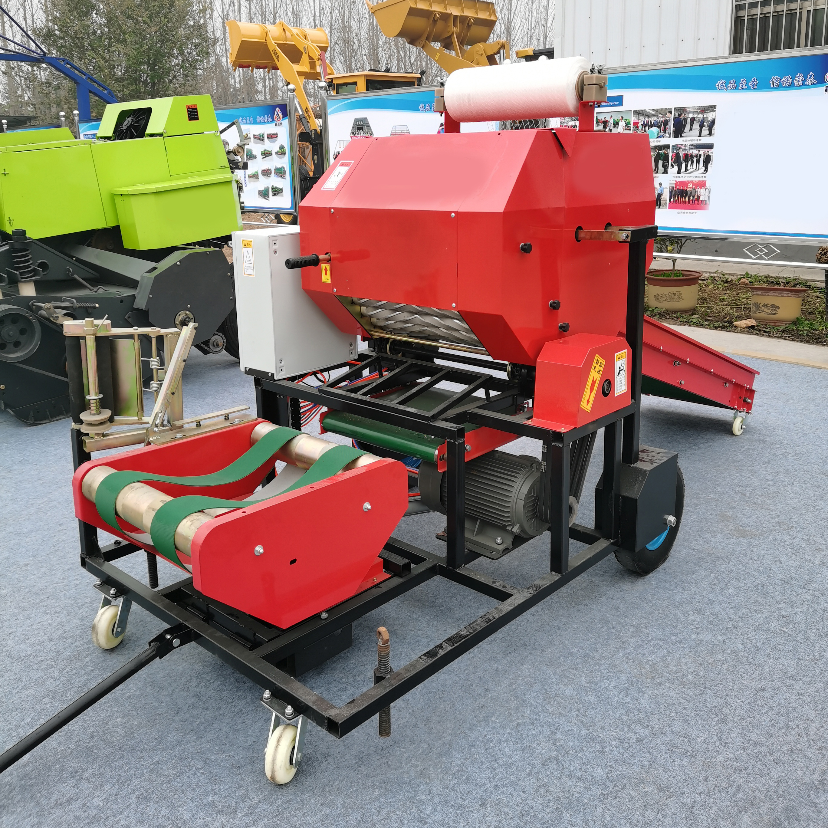 Green Storage Corn Stalk Baler - Silage Baler Machine incelemesi ve fiyatı