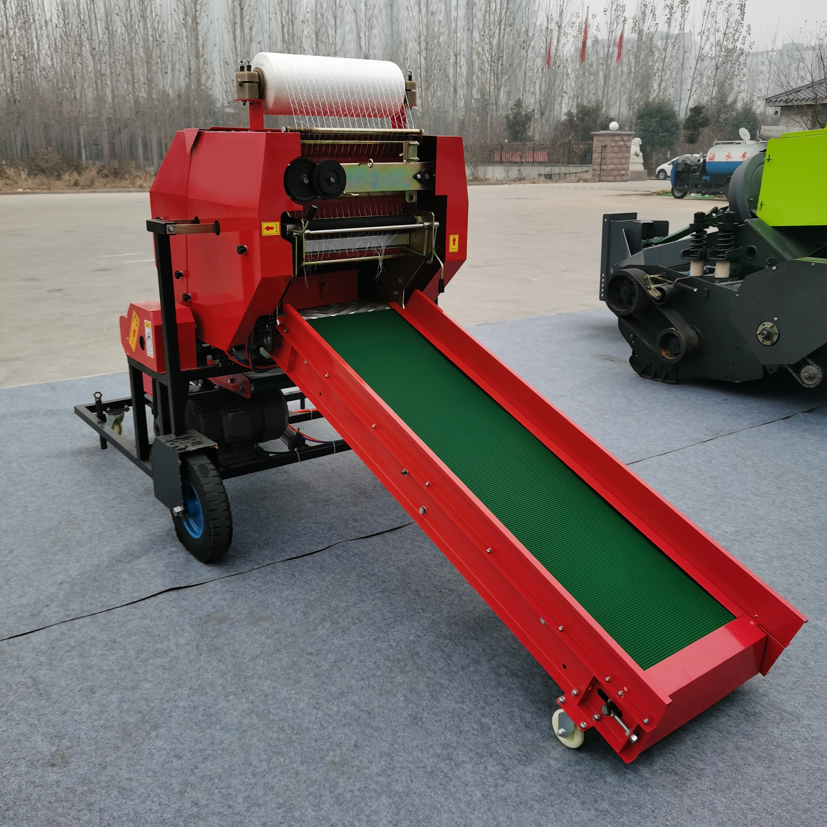Green Storage Corn Stalk Baler - Silage Baler Machine incelemesi ve fiyatı
