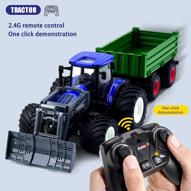 1/24 RC Tractor Trailer Truck  - Agriculture Farming For Kids incelemesi ve fiyatı