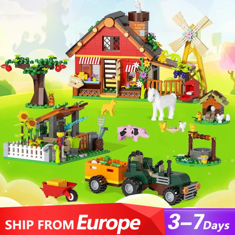 649PCS Creative Windmill Farm  - Agriculture Farming For Kids incelemesi ve fiyatı